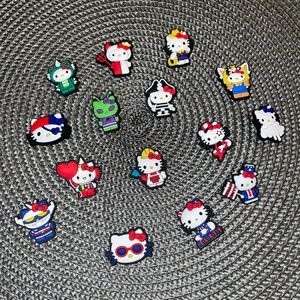 15pc Hello Kitty Holiday & Costume Sanrio Croc Charms